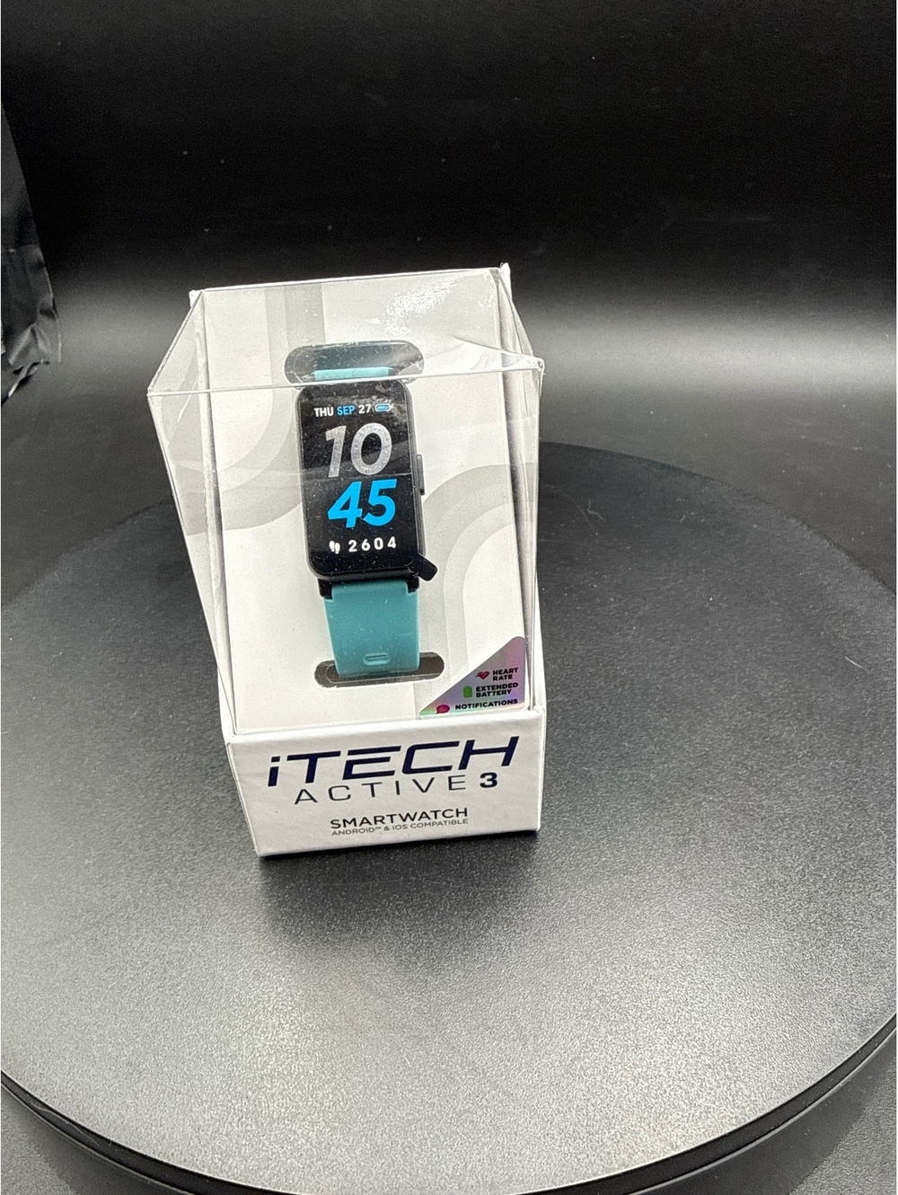 iTech Active 3 Smartwatch with Heart Rate Monitor and Extended Battery